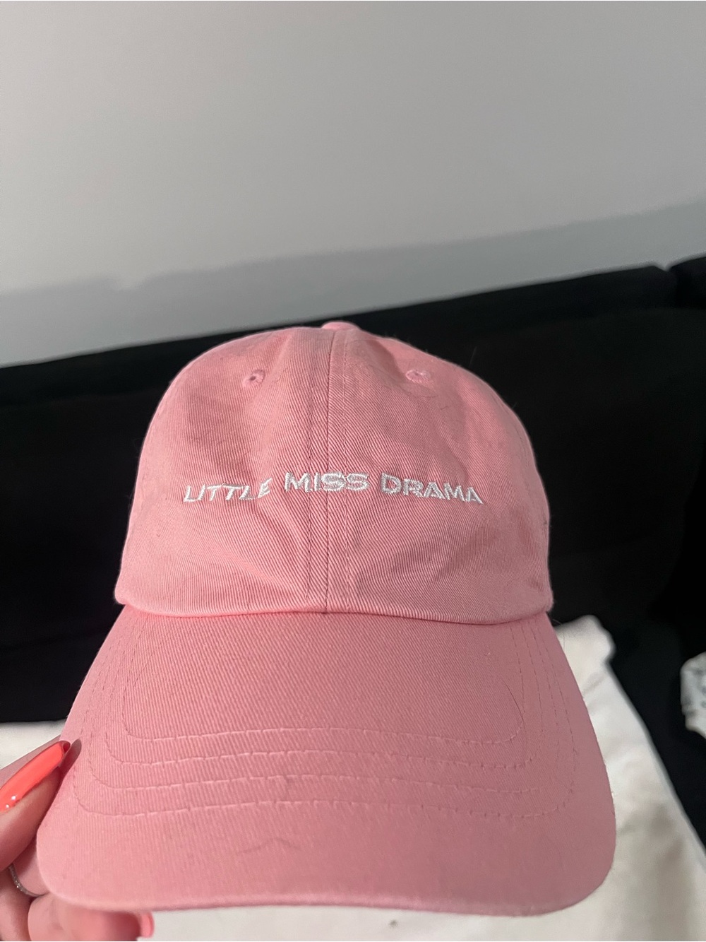 Little Miss Drama Pink Cap